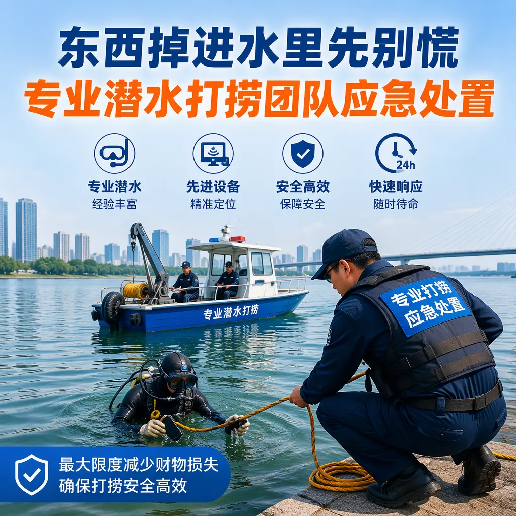 孝南东西掉进水里先别慌，专业潜水打捞团队应急处置