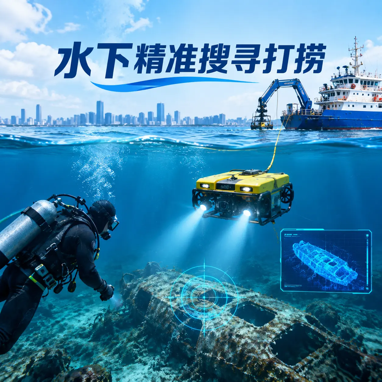孝南水下精准搜寻打捞